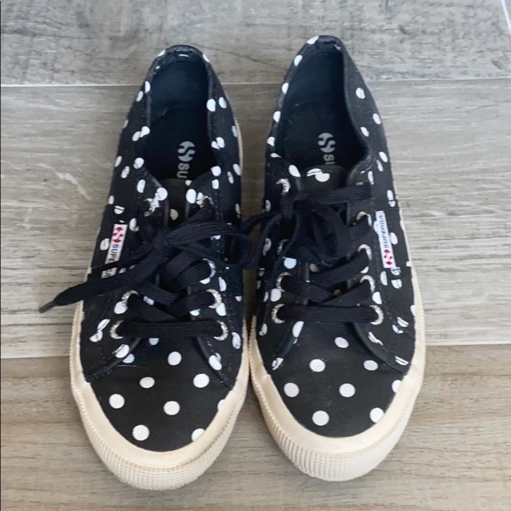 Superga polka dot sneakers